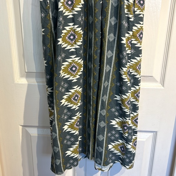 Southwest Linen Cotton Tank Dress - Picture 7 of 10